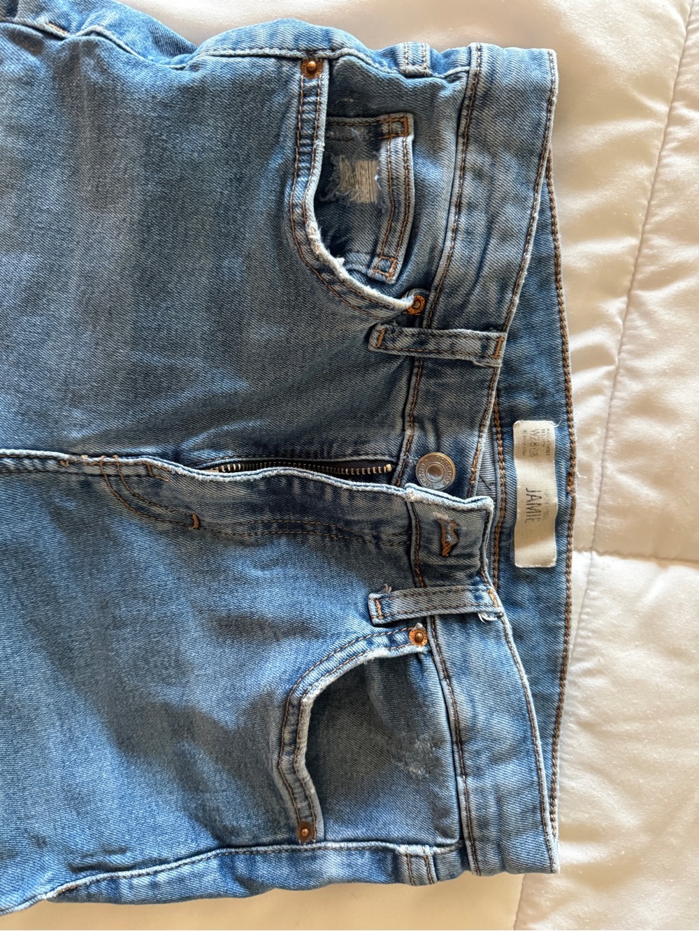 Topshop Light Blue Skinny Jeans